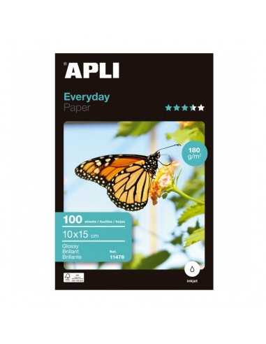 Papel Fotográfico Everyday Brillante 10x15 cm 100H Apli 11476