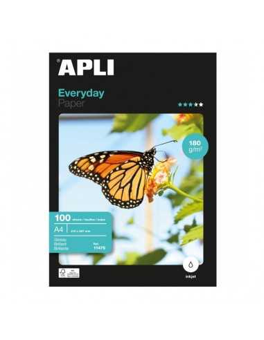 Papel Fotográfico Everyday Brillante A4 100H Apli 11475