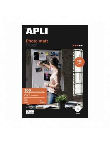 Papel Fotográfico Acabado Mate A4 100H Apli 12626
