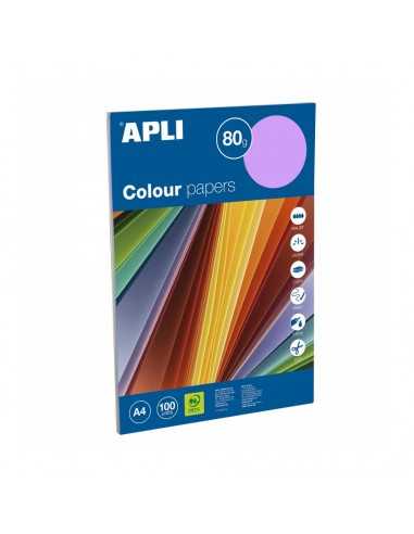 Papel Colores Intensos Surtidos A4 100H Apli 15279