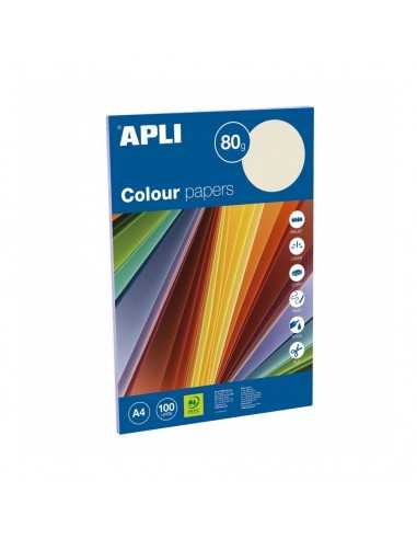 Papel Colores Pastel Surtidos A4 100H Apli 15278