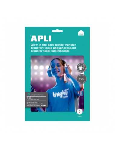 3H Papel Transferencia Para Personalizar Ropa Brilla en la Oscuridad Apli 10248