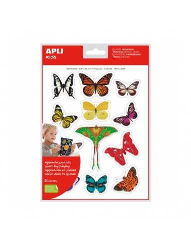 Apli 18730 Bolsa Gomets Fotográficos Mariposas