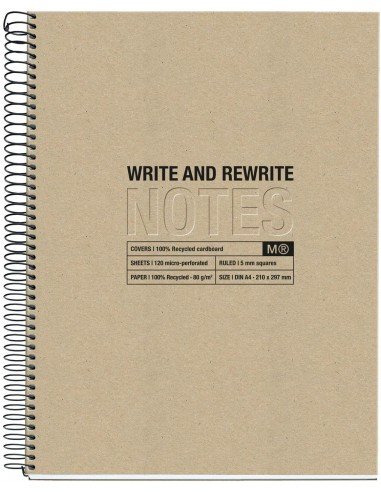 Notebook Craft Formato A5 Reciclado