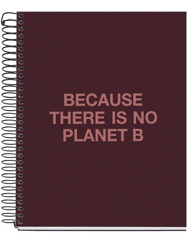 Libreta Ecológica de la marca Ecoalf by MiquelRius en Color Burdeos y tamaño A5.