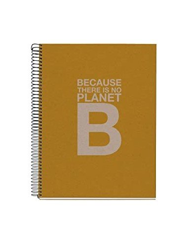 Notebook Cuadrícula A4 Color Mostaza Ecoalf by MiquelRius