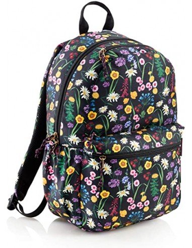 Mochila Doble Compartimento Tokyo Flores Silvestres
