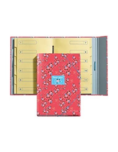 Carpeta Separadores Motivo Flores
