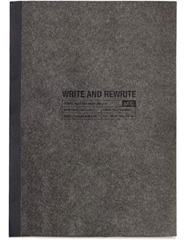 Cuaderno 1839 Just Black Fibra de Papel A4