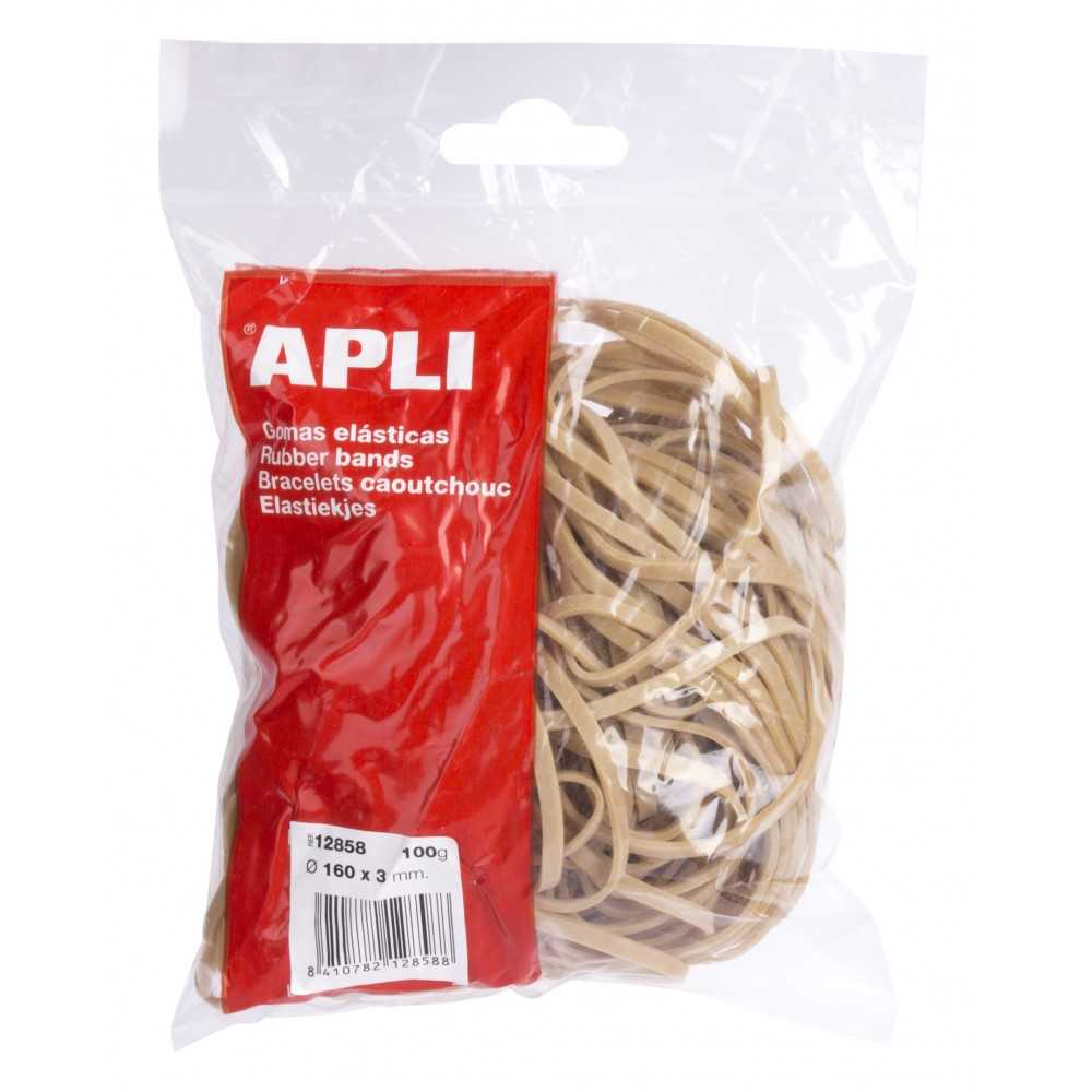Bolsa 100 Gr Gomas Elásticas 160 x 2mm Apli 12858