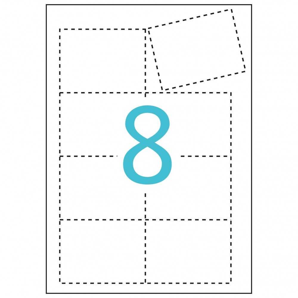 Tarjetas Convención Blancas Microperforadas 90x55 mm Apli 02794