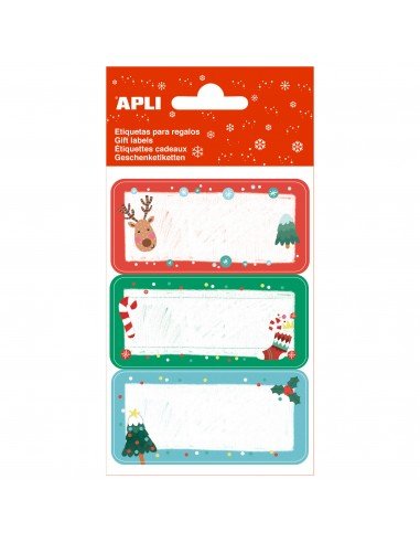 Apli 19022 Etiqueta Navidad Motivo Muérdago