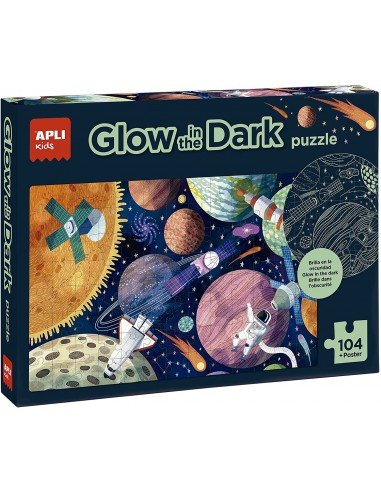 Puzle Fluorescente Sistema Solar Apli 18812