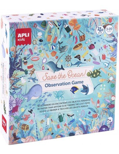 Juego De Observación Save The Ocean Apli 18902