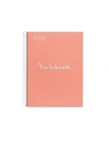 Libreta Emotions Color Melocotón Tapa Cartón Extra Rígido A4 80h