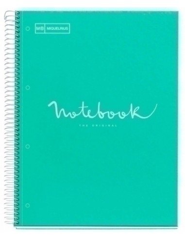 NoteBook Emotions 1 A4 80h Horizontal Color Turquesa