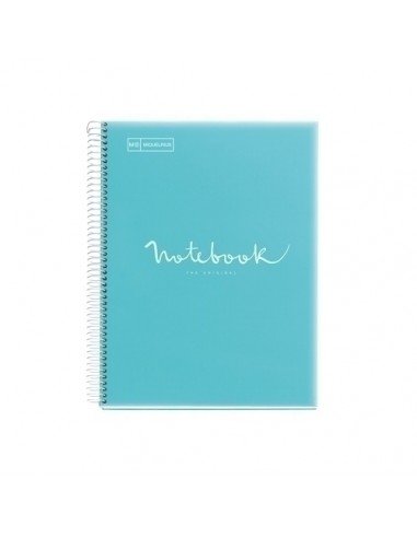 Notebook Emotions Tapa Polipropileno A4 80h Color Azul Cielo