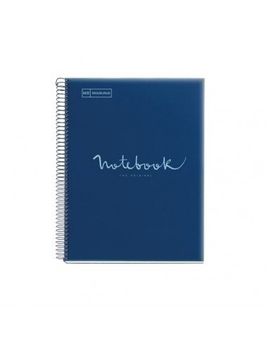 Notebook Emotions Tapa Polipropileno A4 80h Color Azul Marino