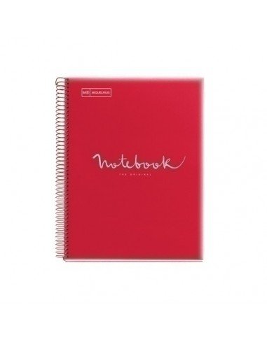 Notebook Emotions Tapa Polipropileno A4 80h Color Rojo