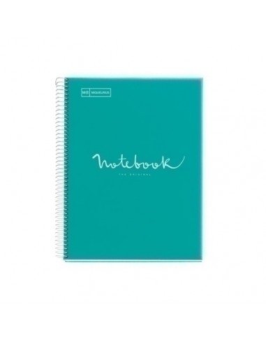 Notebook Emotions Tapa Polipropileno A4 80h Color Turquesa