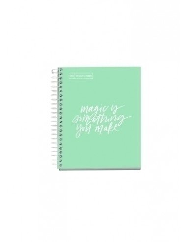 NoteBook Emotions Color Menta Messages 1 A6 100h Cuadricula