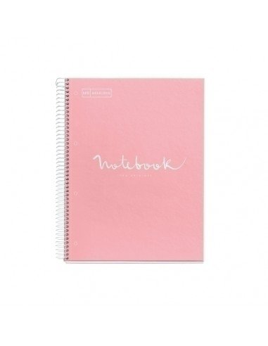 NoteBook Emotions 1 A4 80h Cuadricula Color Rosa