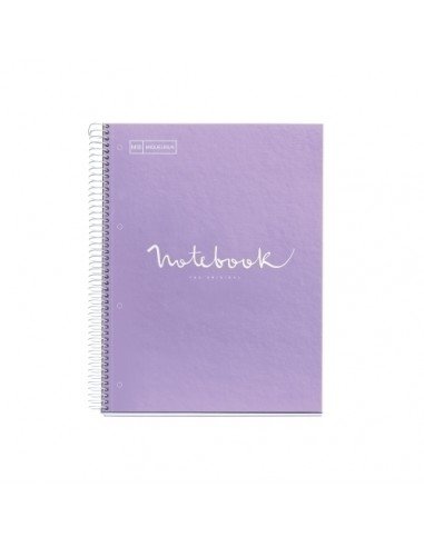 Notebook Emotions Tapa Cartón Extra Rígido A4 120h Color Lavanda