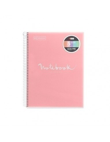 NoteBook Emotions A4 120h Cuadricula Color Rosa
