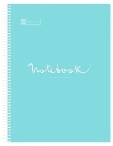 NoteBook Emotions A5 120h Cuadricula Color Azul Cielo