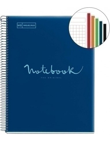 NoteBook Emotions A5 120h Horizontal Color Marino