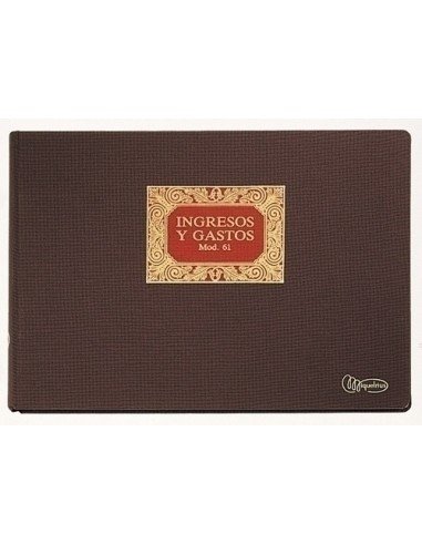 Libro Contabilidad Fº Nº 61 Ingresos y Gastos