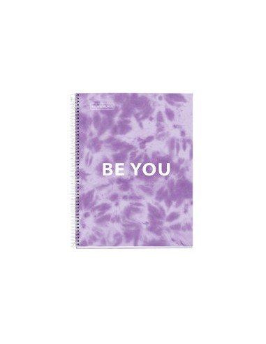 NoteBook Tie Dye Antiviral 120h 4 colores