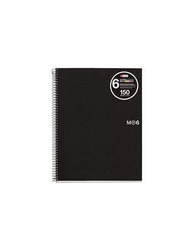NoteBook Original Polipropileno A4 150h Color Negro